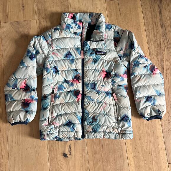 Patagonia - Girls’ Down Sweater - Lakeshore: Hawthorne Blue - Size S (7-8) - Picture 1 of 9